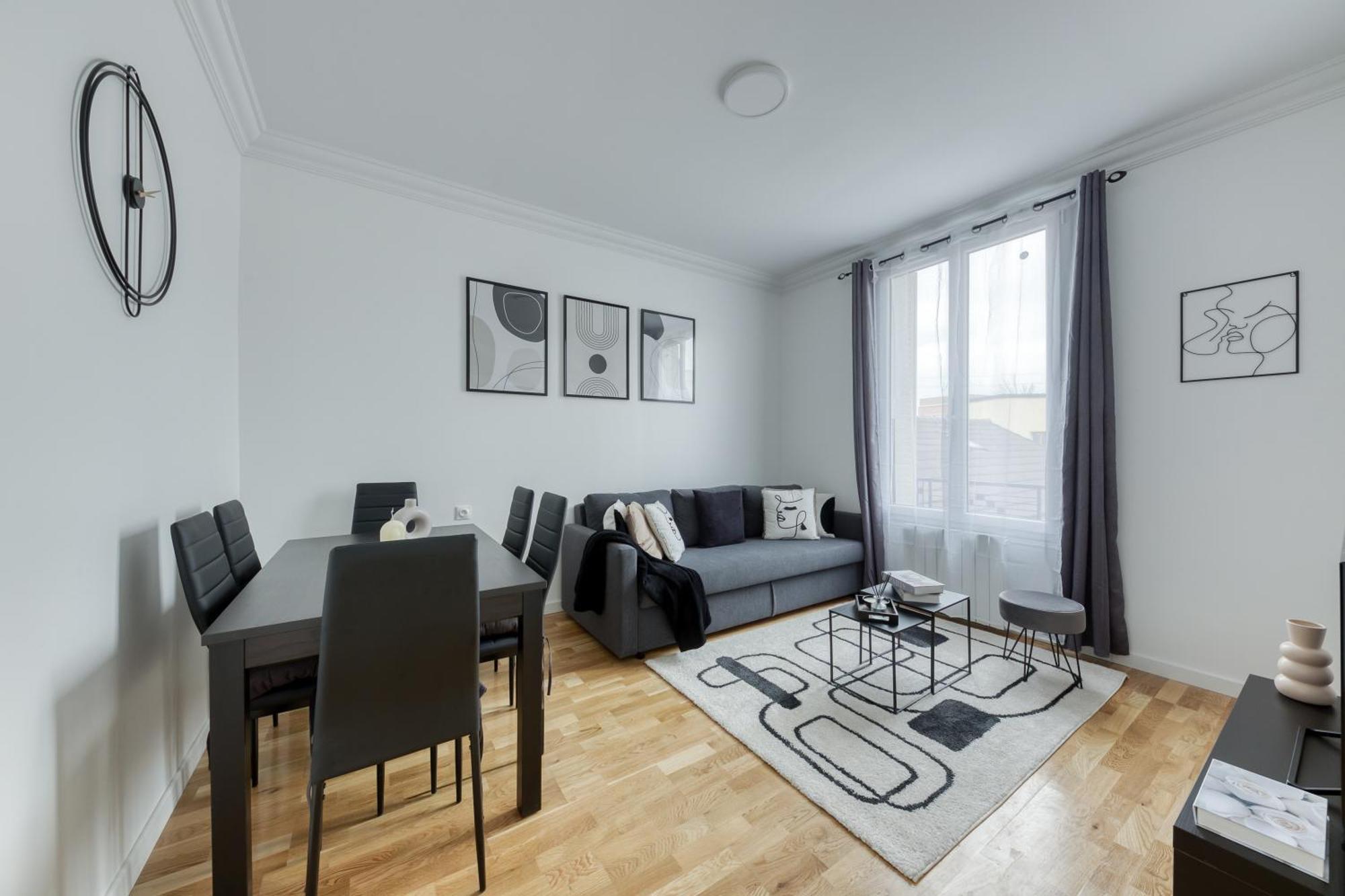 Maison 8 Personnes - Parking - Metro 7 Et Rer B A 6 Minutes La Courneuve Bagian luar foto